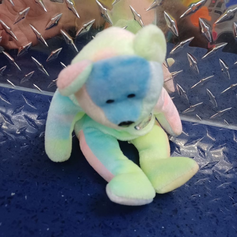 -Birthday Bear  “BB Bear” TY Beanie Baby – 1999 Original, RARE - Picture 5 of 10